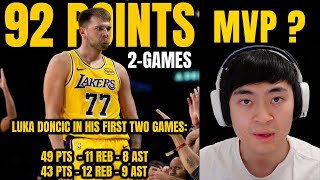 92 Points in Just TWO Games! 😱 Luka Doncic Went CRAZY To Start The 2025 Season