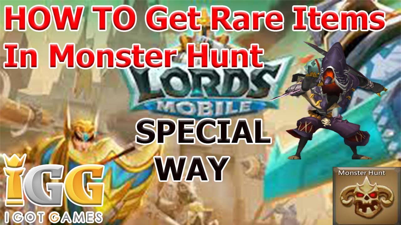 Lords Mobile Monster Hunt Chart