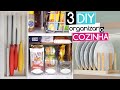 3 ideias DIY Baratinhas para Organizar a Cozinha