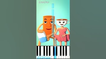 REFRESHING!  tung sahur &  Ballerina Cappucina Animation Memes @lupdup Piano Tutorial