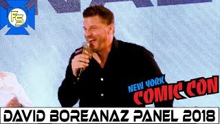 David Boreanaz (SEAL Team, Buffy, Bones) Panel - New York Comic Con 2018