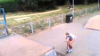 My big super whip close to landing