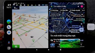 Hướng Dẫn Cách Xem Google Map, Navitel, Youtube Cùng Lúc Trên Android Auto screenshot 2