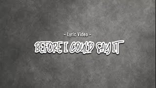 Download lagu Pangeranmu - Before I Could Say It • AI Music | B