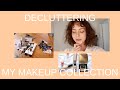 decluttering my tiny makeup collection | declutter | no buy 2019