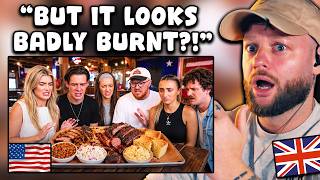 Europeans FINALLY Experience REAL American BBQ Food...