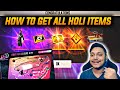 New "HOLI" Event - Fight For Colours How To Complete? All Items From Garena Free Fire