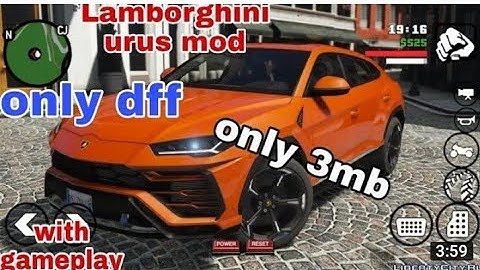 how to add Lamborghini urus in gta sanandreas Android dff only! only 3 mb