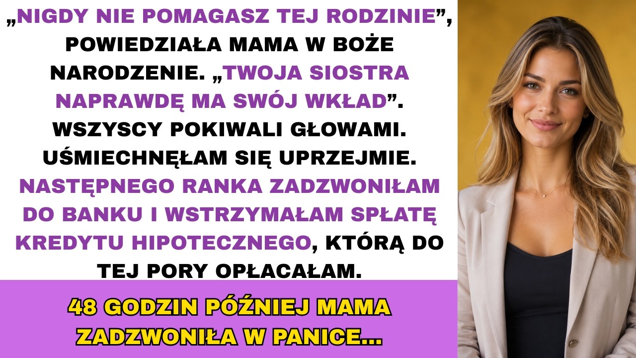 „Dla mnie nie żyjesz” – napisał mój ojciec po tym, jak anulowałam comiesięczne przelewy, którymi przez sześć lat spłacałam ich hipotekę, rachunki i podatki. Przez cały ten czas słyszałam, że...