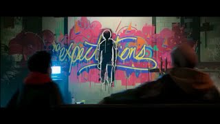 Spiderman into the spider verse: miles gets bitten scene HD