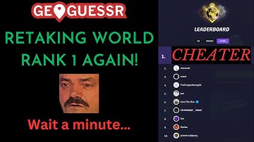 World rank #1 is MINE! *cheater appears*