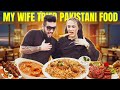 Pakistani food in dubai tasted by my gori wife vlog
