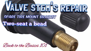 Valve stem tire repair