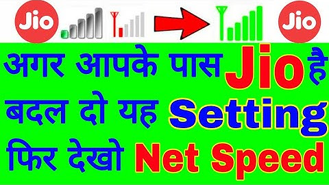 Secret Setting to Increase Jio Internet Speed on Android Mobile | For All Sim Cards