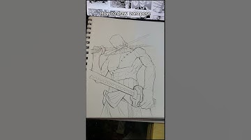 How to draw zoro pose