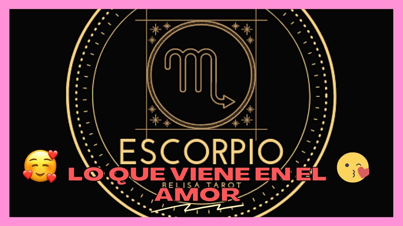 ESCORPIO AMOR ♏ LO QUE PERDISTE NO TE DEJA VER LO QUE VIENE, ESCORPIO ...