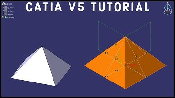 CATIA V5 Tutorial #15 | Beginner | Pyramid