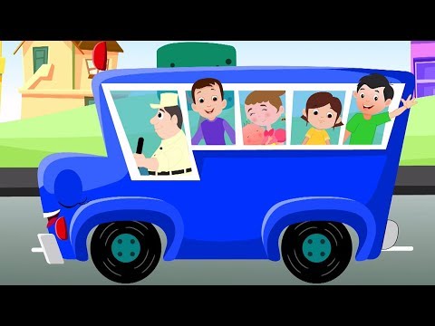 Колеса на автобусе | детские рифмы | Nursery Song | Wheels on the Bus