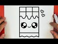 كيف ترسم شيكولاتة كيوت وسهلة خطوة بخطوة / رسم سهل / تعليم الرسم للمبتدئين || Cute Chocolate Drawing