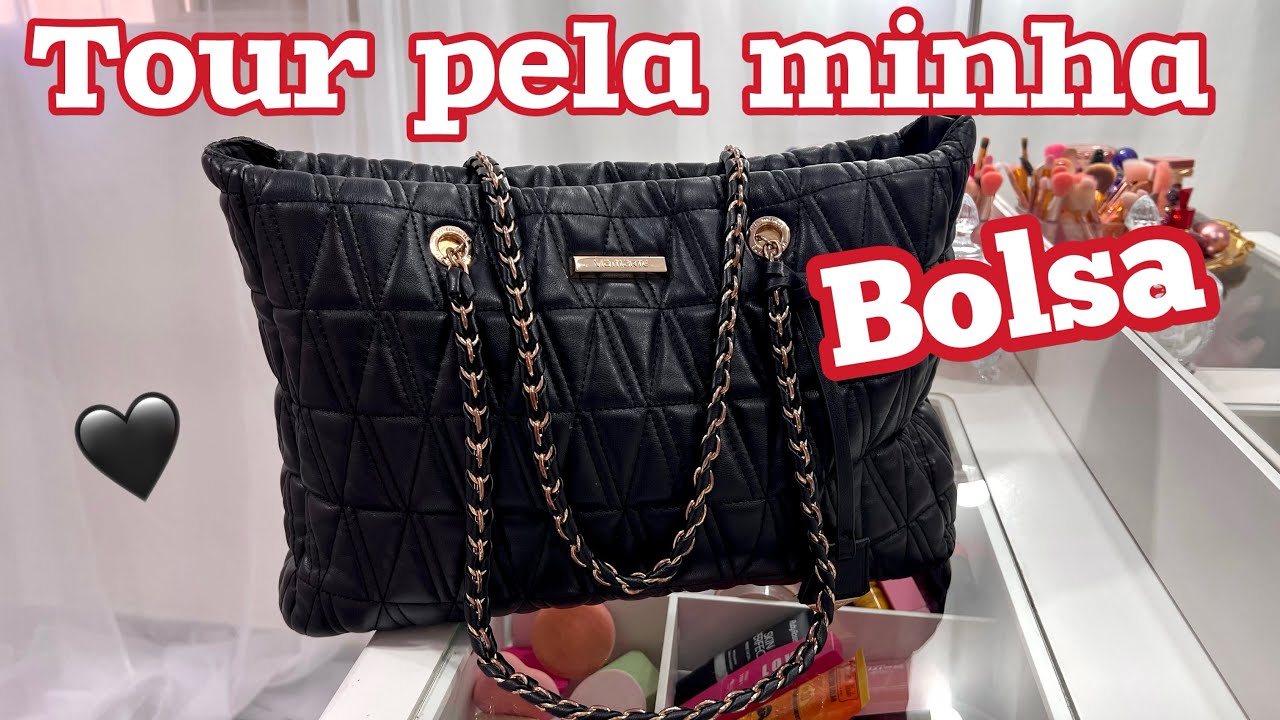 TOUR: o que tem na minha bolsa 👜💖 meus itens ESSENCIAIS diários ✨