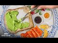 Artist creates 3d painted breakfasts