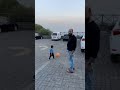 Cutebaby enjoying  dad outside playing love mysonshine