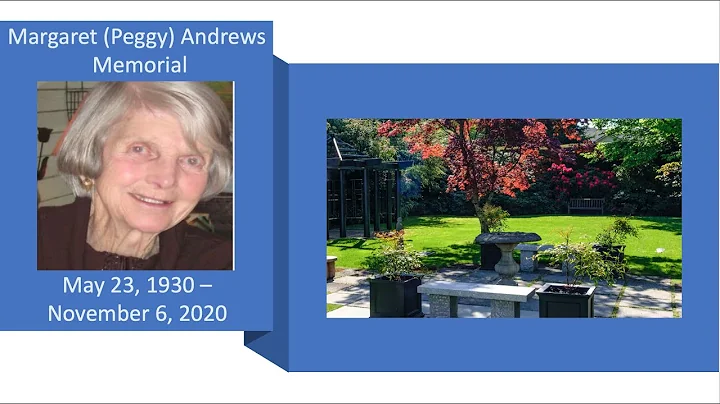 Celebration of Life - Margaret (Peggy) Andrews