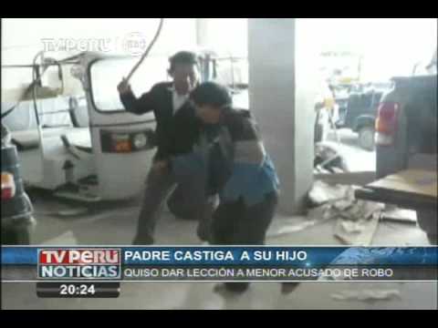 Cajamarca: Así castigó este padre a su hijo tras descubrir que robaba