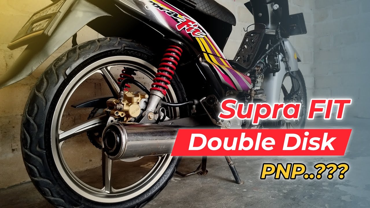 Pasang Cakram Belakang SUPRA FIT LAMA