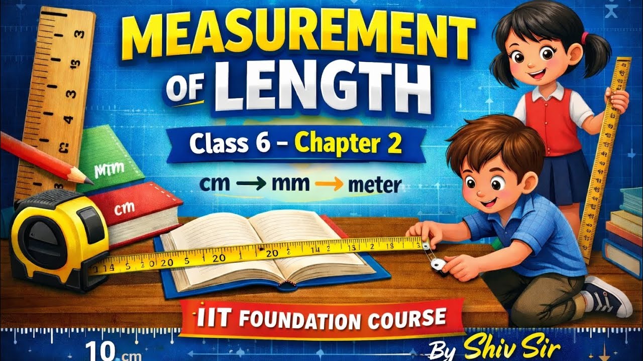 Measurement of length class -6, chapter -2, period -1