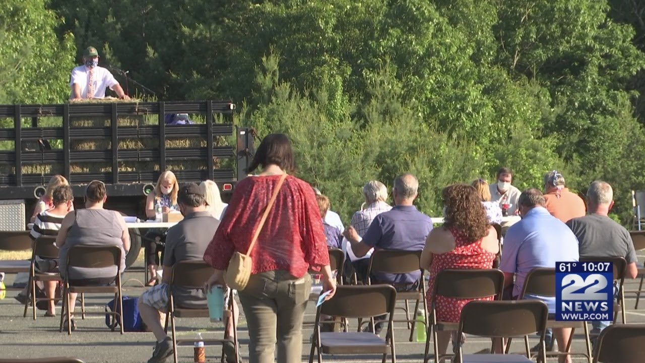 Southwick holds outdoor town meeting YouTube