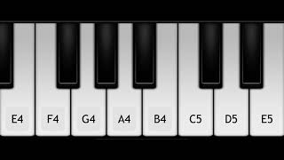 #182 تعليم عزف اغنية إهتم فيني - عبدالمجيد عبدالله | على بيانو الجوال 