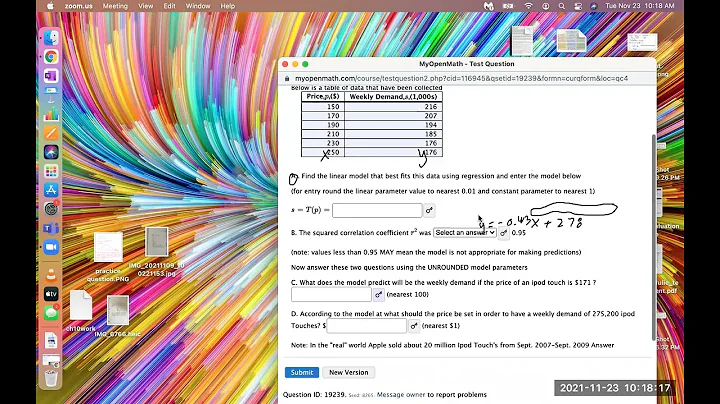 Linear Regression with Prediction