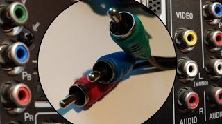 USB, HDMI, RCA. How to split the component video signal.
