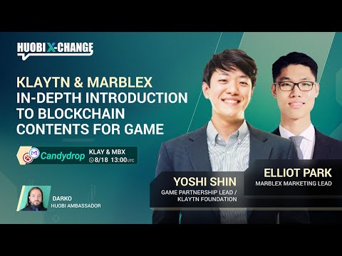 INTRODUCTION TO BLOCKCHAIN CONTENT FOR GAMES! WITH MARBLEX MBX & KLAYTN