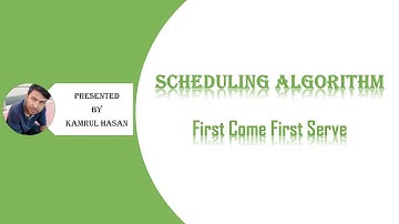Scheduling Algorithm - 01 First Come First Serve (FCFS) Bangla