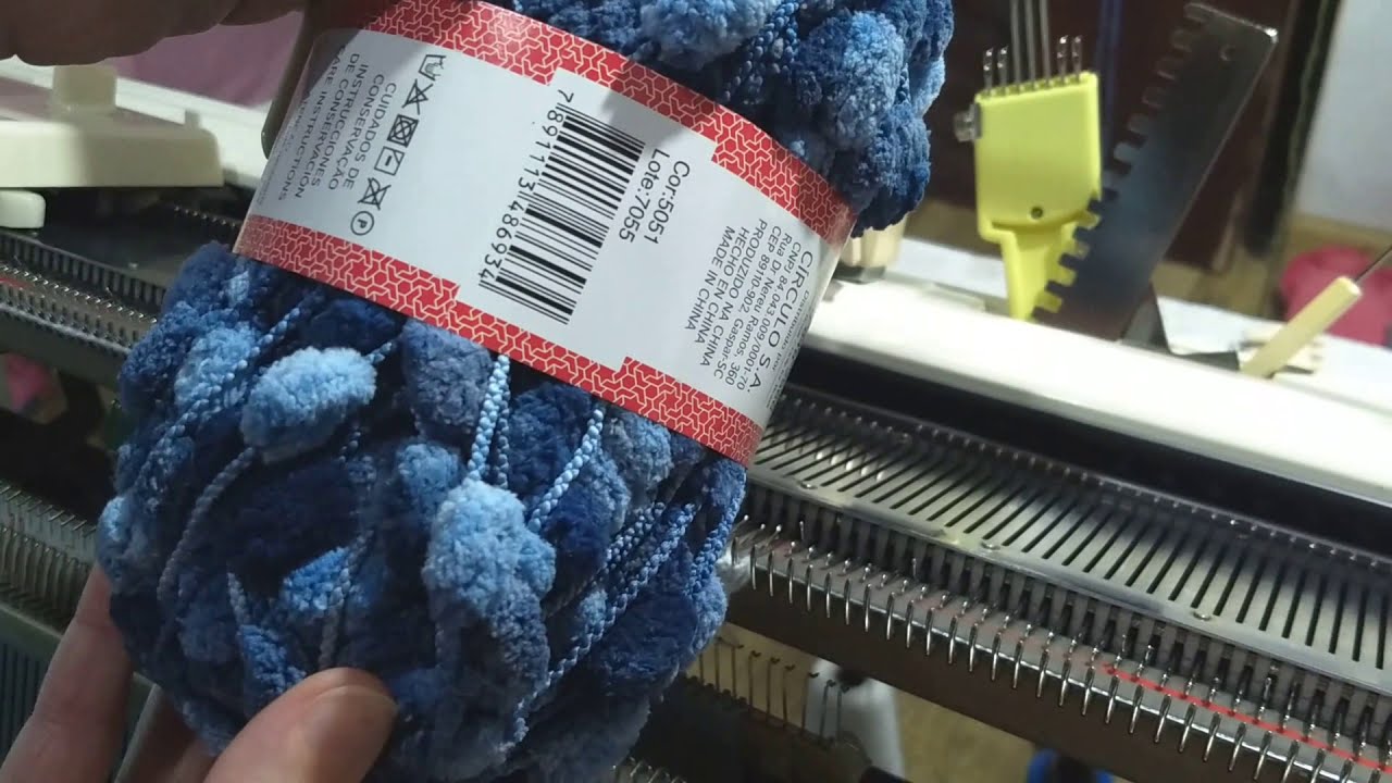 Pompom!! Trico a maquina