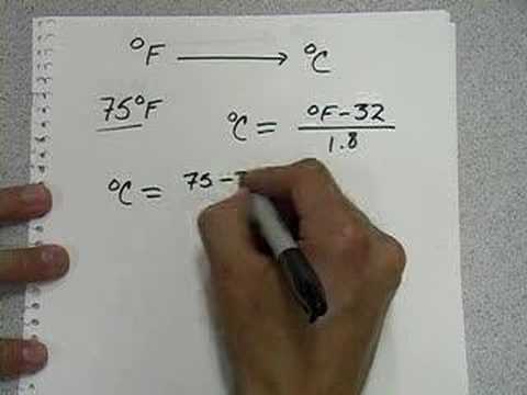 How do you convert 45°C to Fahrenheit? 