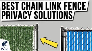 10 Best Chain Link Fence Privacy Solutions 2021