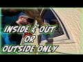 Outside only or inside  out  window cleaning