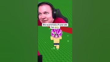 Steak scams 9 year old fan in steal a brain rot 💀💀💀 #roblox #stealabrainrot #growagarden