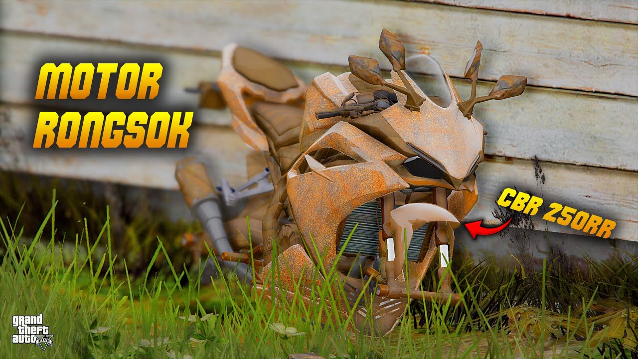 Restorasi CBR 250 RR Rongsok Modifikasi Jadi Keren !! GTA 5 Mod ...