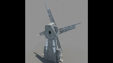 Windmill 3D model from CGTrader.com