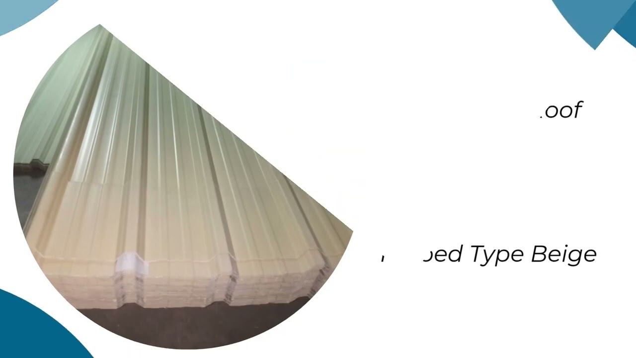 Upvc roof high impact resistance and all weather roof 