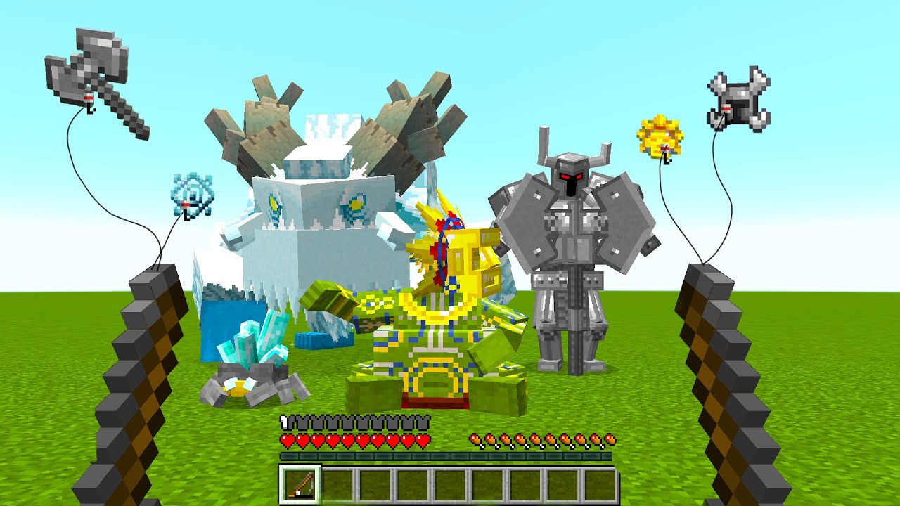 How get ALL ARMOR Mowzie's Mobs (No Combat)? - YouTube