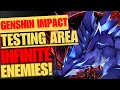 Infinite vishap challenge end game test area location  genshin impact