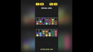 Ball Sort Special Level - Locked Ball (after Level 235)
