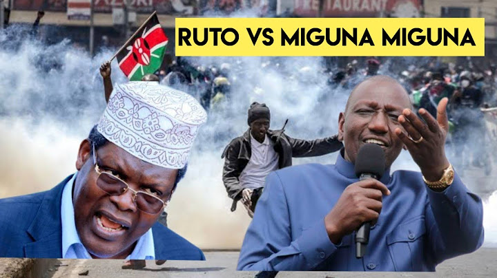 Ruto Called Kenyans ‘Criminals’, Miguna Says He Should Vacate Office or This Will Happen to Him