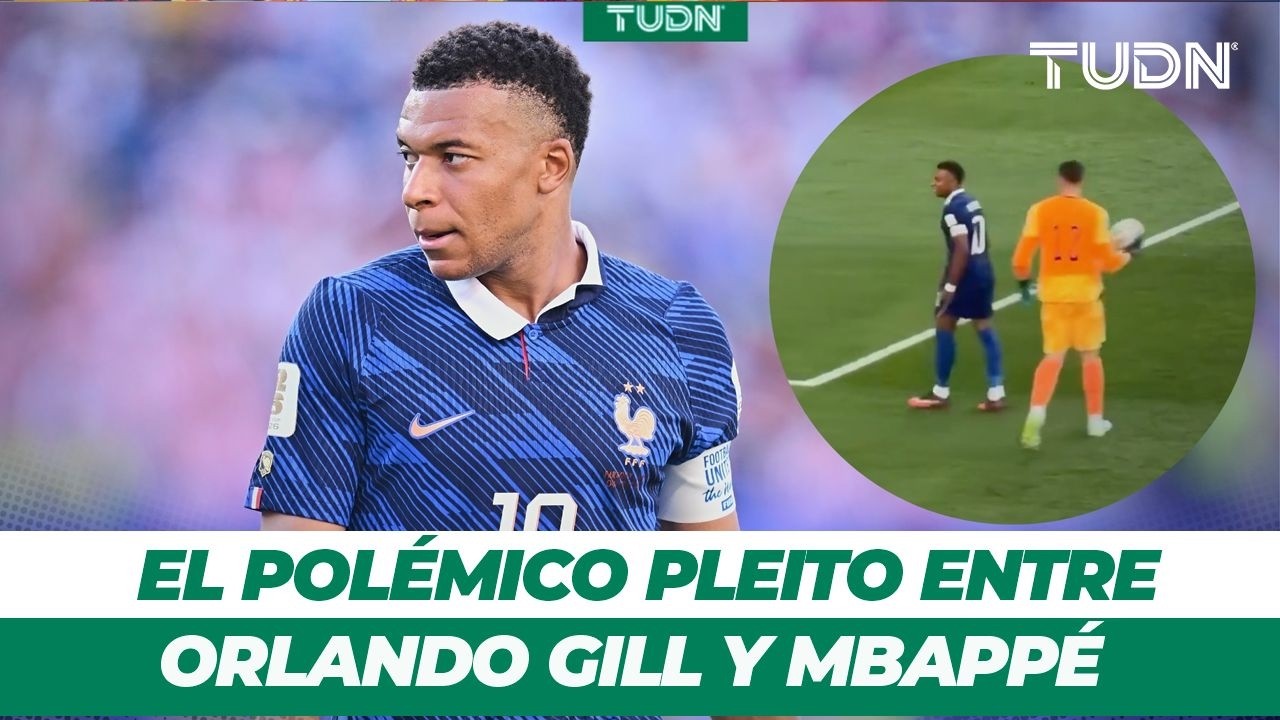 🚨 Mbappé y Orlando Gill protagonizan polémico momento al final del partido | TUDN