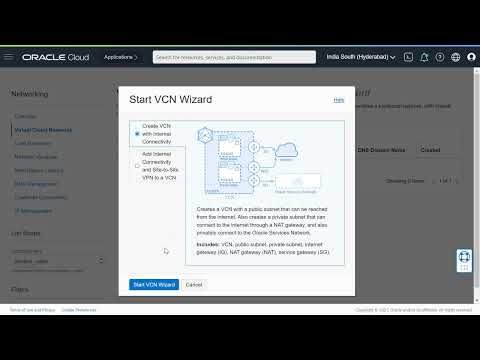 How to Create a VCN